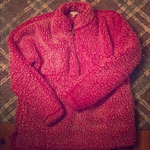 Super fluffy pink fleece